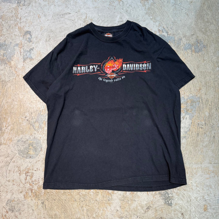古着 USA製 Harley-Davidson/ハーレーダビッドソン/ プリントTシャツ/ サイズXL