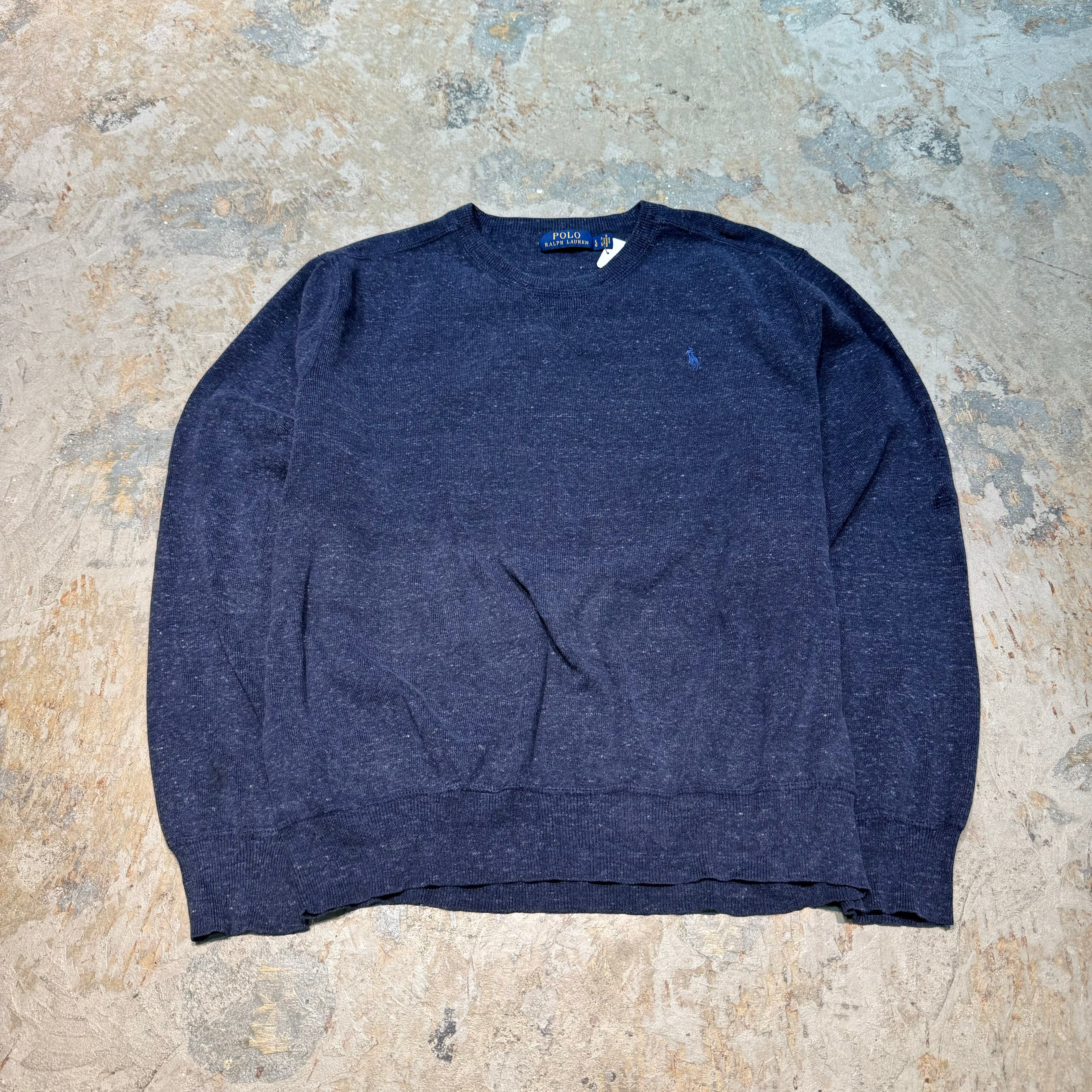 【着用回数2回未満】ポロ　ラルフローレン　セーター　古着　ユニセックス　Lサイズ 古着 POLO by Ralph Lauren&frasl;ポロラルフローレン&frasl;クルーネックニット