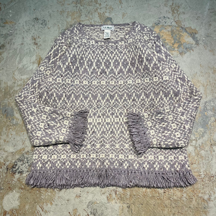 #3378 L.L.Bean/エルエルビーン/Crew neck cotton knit/クルーネックコットンニット/サイズWomens M