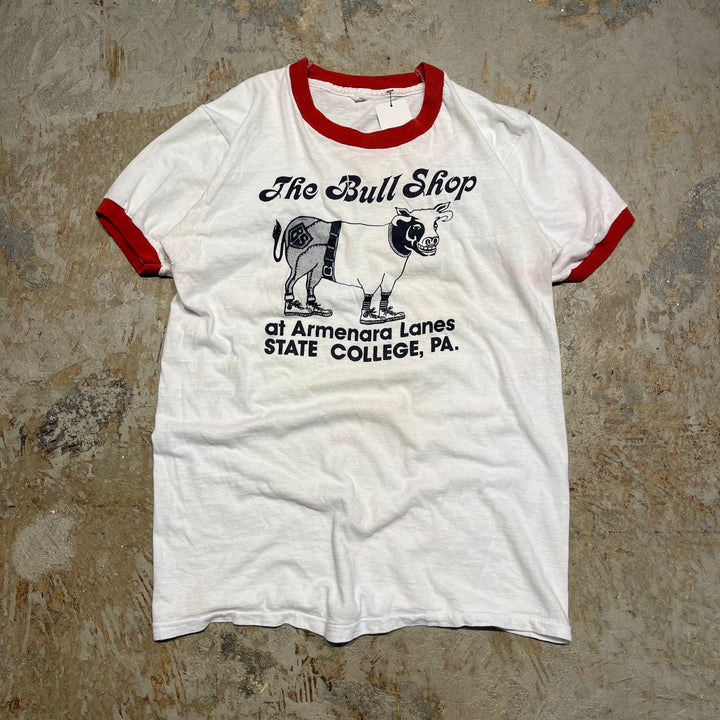 #4623 古着 USAvintage The bull shop /ヴィンテージ リンガー シャツ/サイズM相当