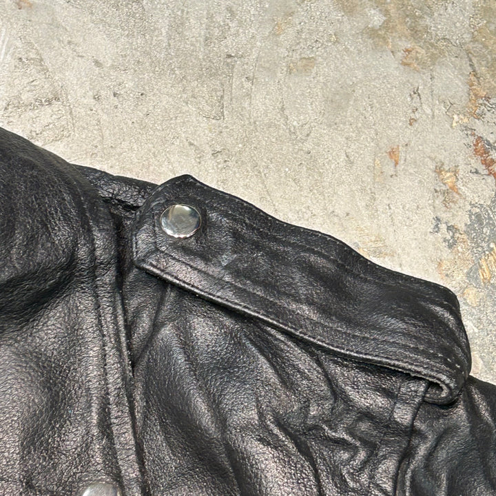 古着 CUSTOM CITY LEATHERS/ライダースジャケット/ サイズXL