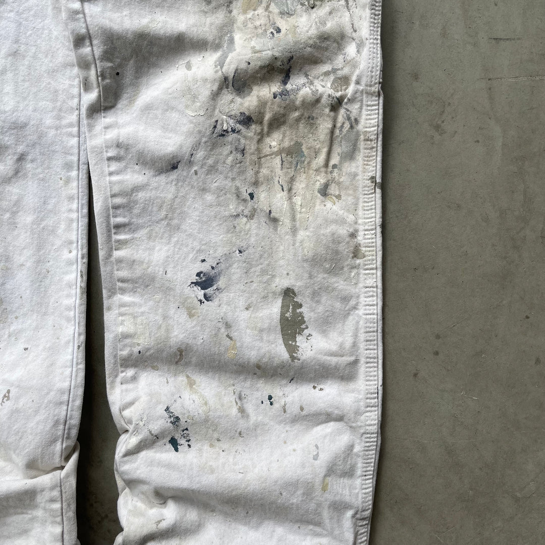 古着 Dickies×SHERWIN WILLIAMS/ディッキーズ× シャーウィン・ウィリアムズ/ ペインターパンツ / 企業ロゴ/ 実寸サイズ36×34