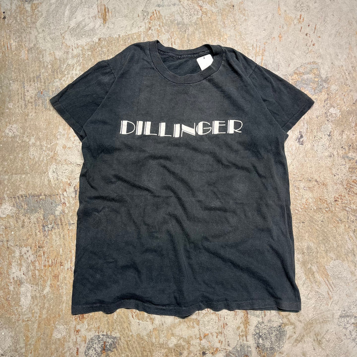 古着 DILLINGER/ザ ロックンロール アウトローズ/ヴィンテージ シングルステッチ プリントTシャツ/サイズM-L相当