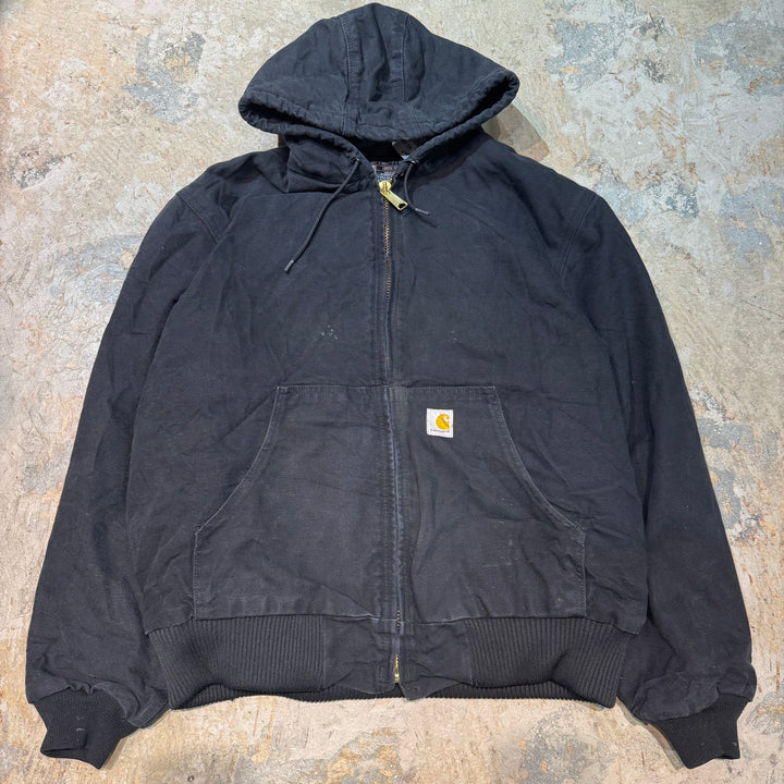 古着 USA製 Carhartt/ カーハート/ アクティブジャケット/ ダック地/ 裏地キルティング/ サイズL