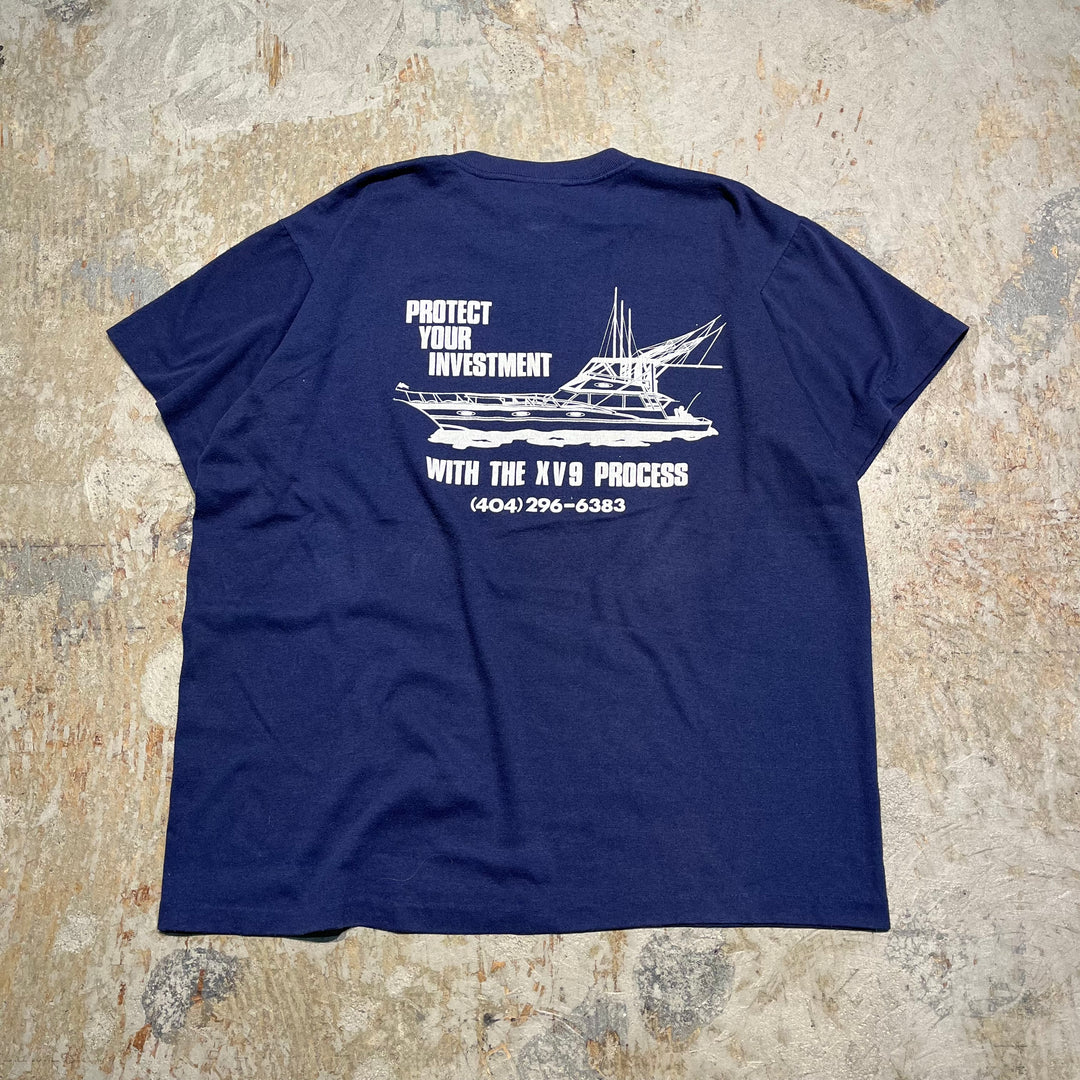 古着 USA製 FORMULA XV9/部品/企業系/車 船/ヴィンテージ シングルステッチ プリントTシャツ/サイズL