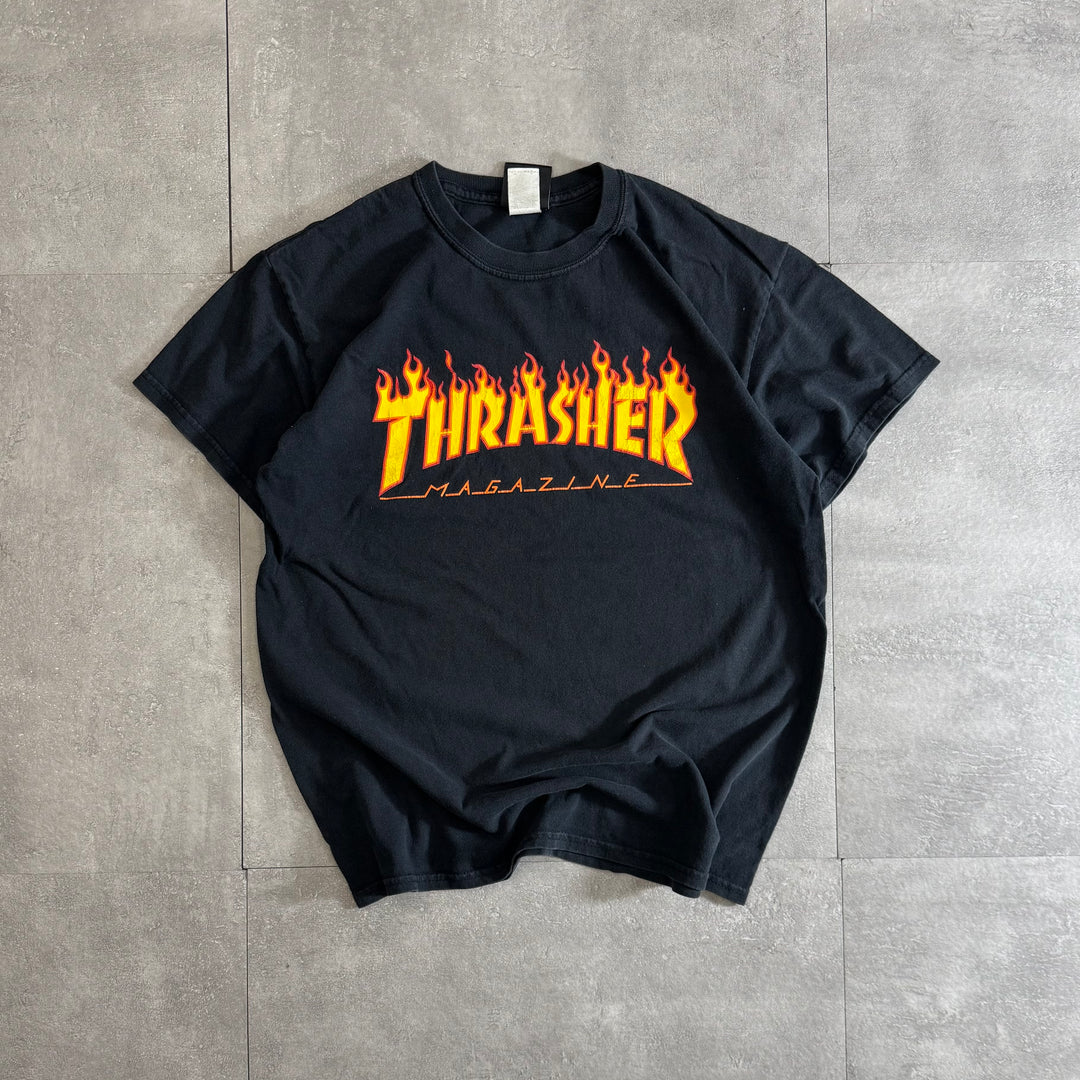 古着 THRASHER スラッシャー プリントTシャツ サイズM