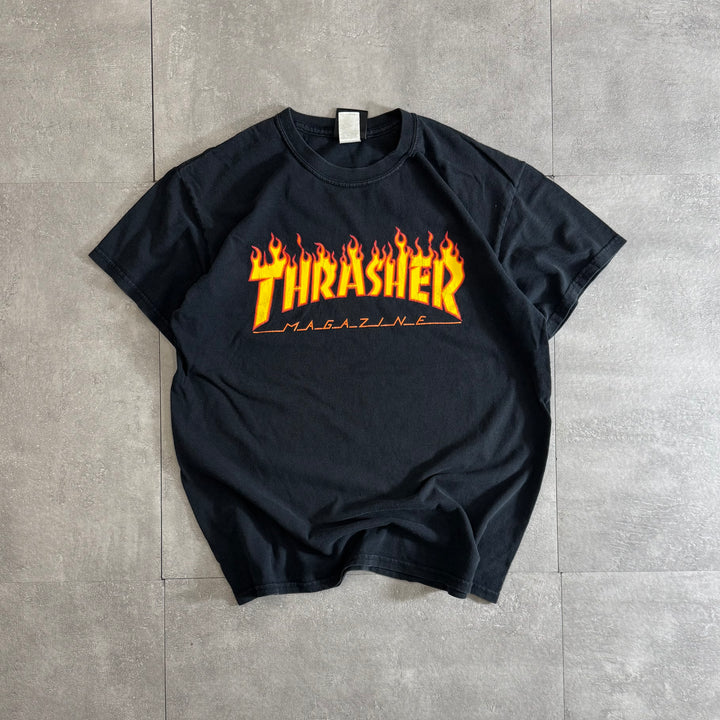 古着 THRASHER スラッシャー プリントTシャツ サイズM