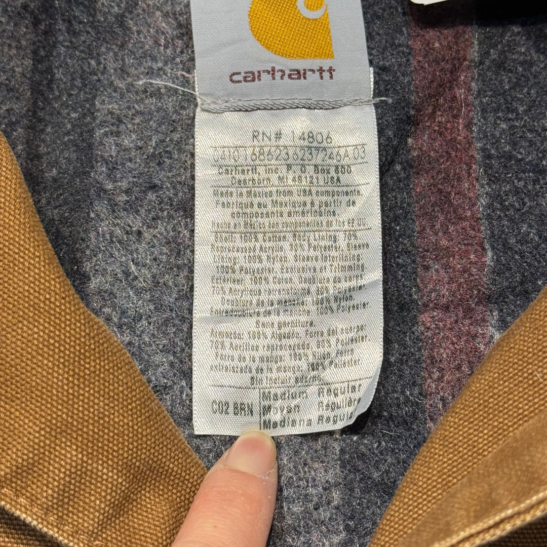 古着 carhartt/ カーハート/ ミシガンチョアコート/ ダック地/ 裏地ブランケット/ サイズM