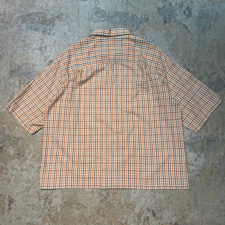 Used clothing Columbia/ Columbia/ Short sleeve shirt/ Checkered pattern/ Remake/ Size XL