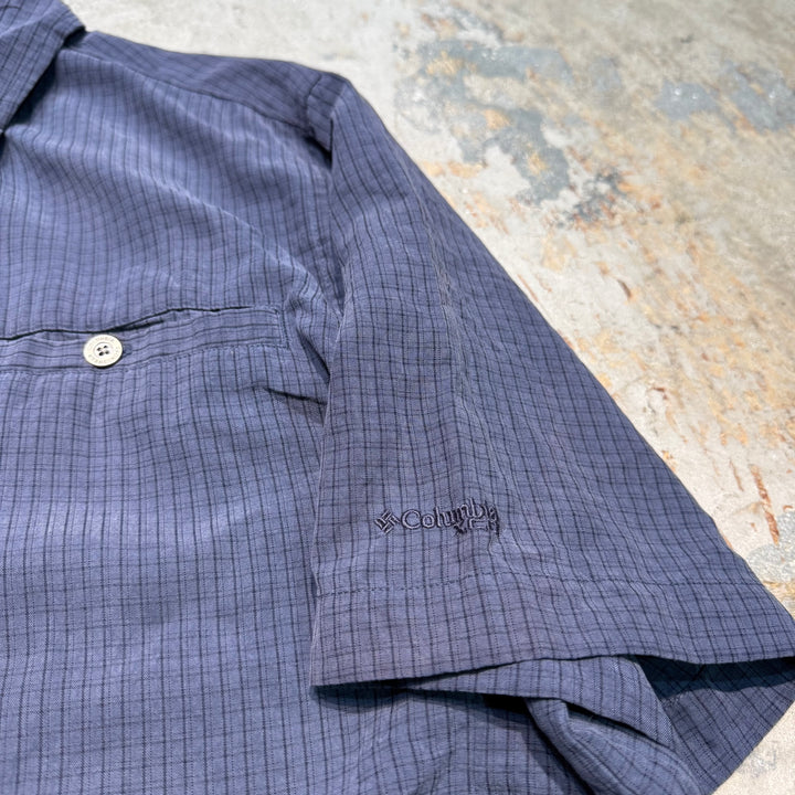 Used clothing Columbia/ Columbia/ Short sleeve shirt/ Checkered pattern/ Size M
