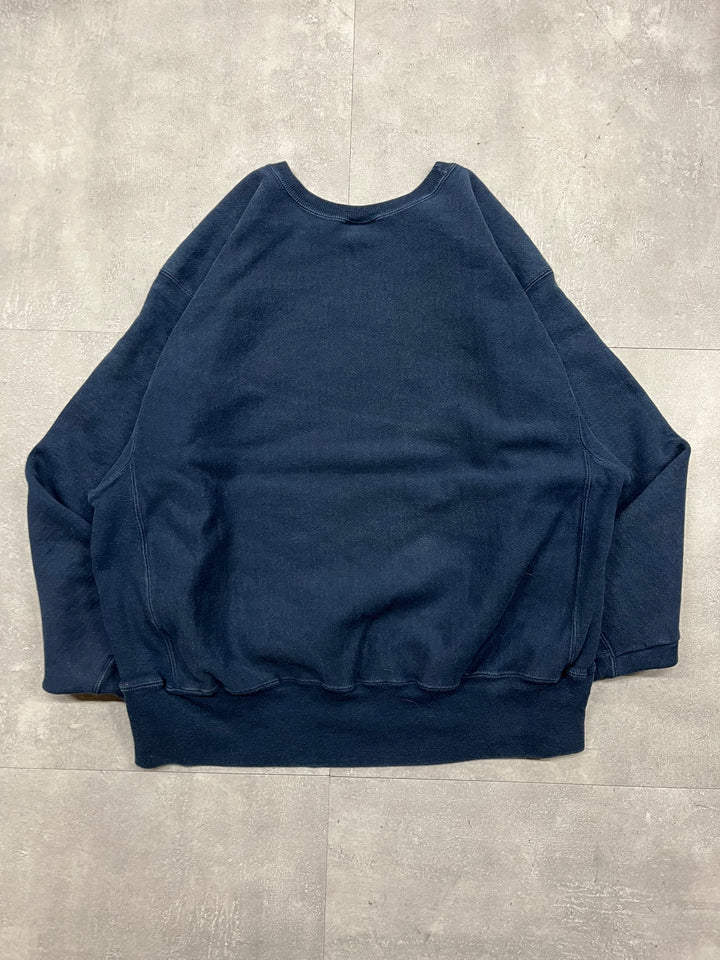 古着 Champion/ チャンピオン/リバースウィーブ/ クルーネックスウェット/ カレッジロゴ/サイズXL