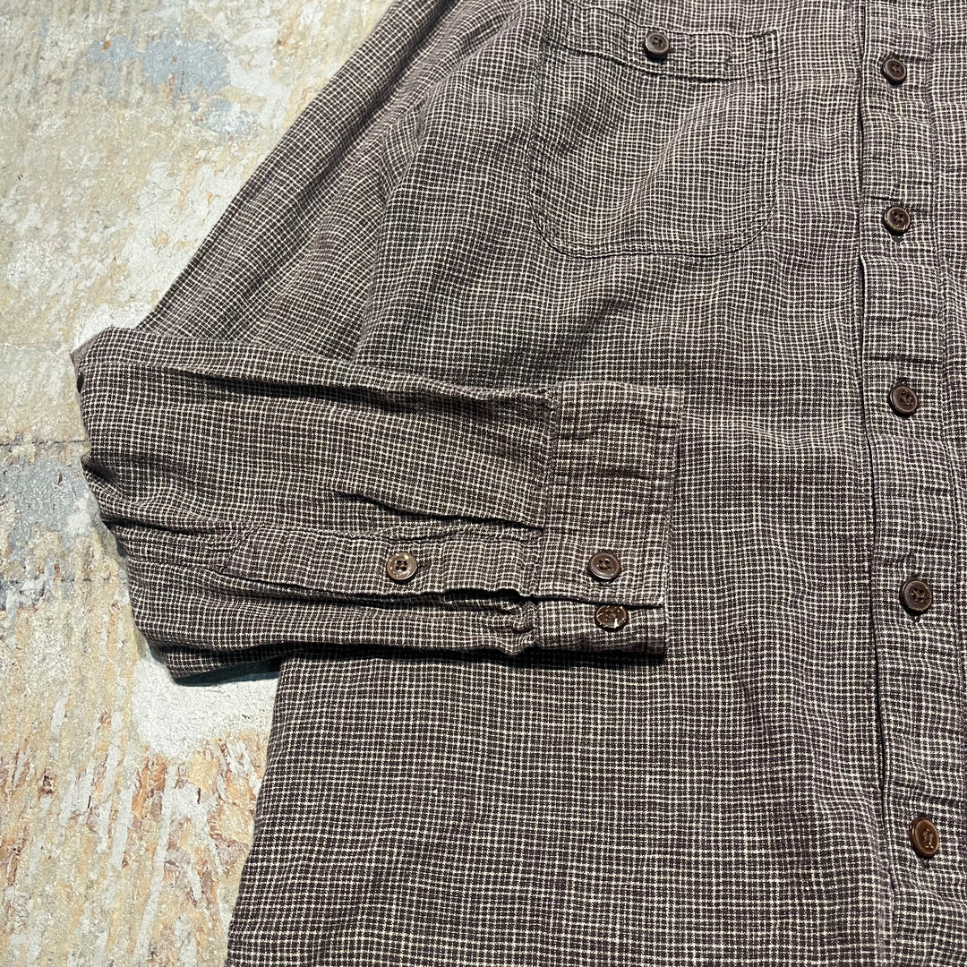 #4370 古着 Patagonia/パタゴニア/Short Sleeve Button Down Shirt/Check／チェック柄/サイズM