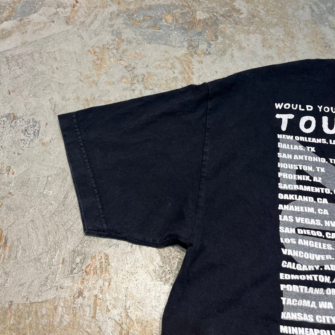 古着 カニエ･ウェスト/ドレイク/ Free Larry Hoover 12/9/21 Concert t shirt LA Coliseum プリントTシャツ / サイズL