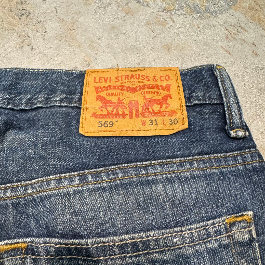 古着 Levi's/ リーバイス/ デニムパンツ/ ペイント 569/実寸サイズ31×30