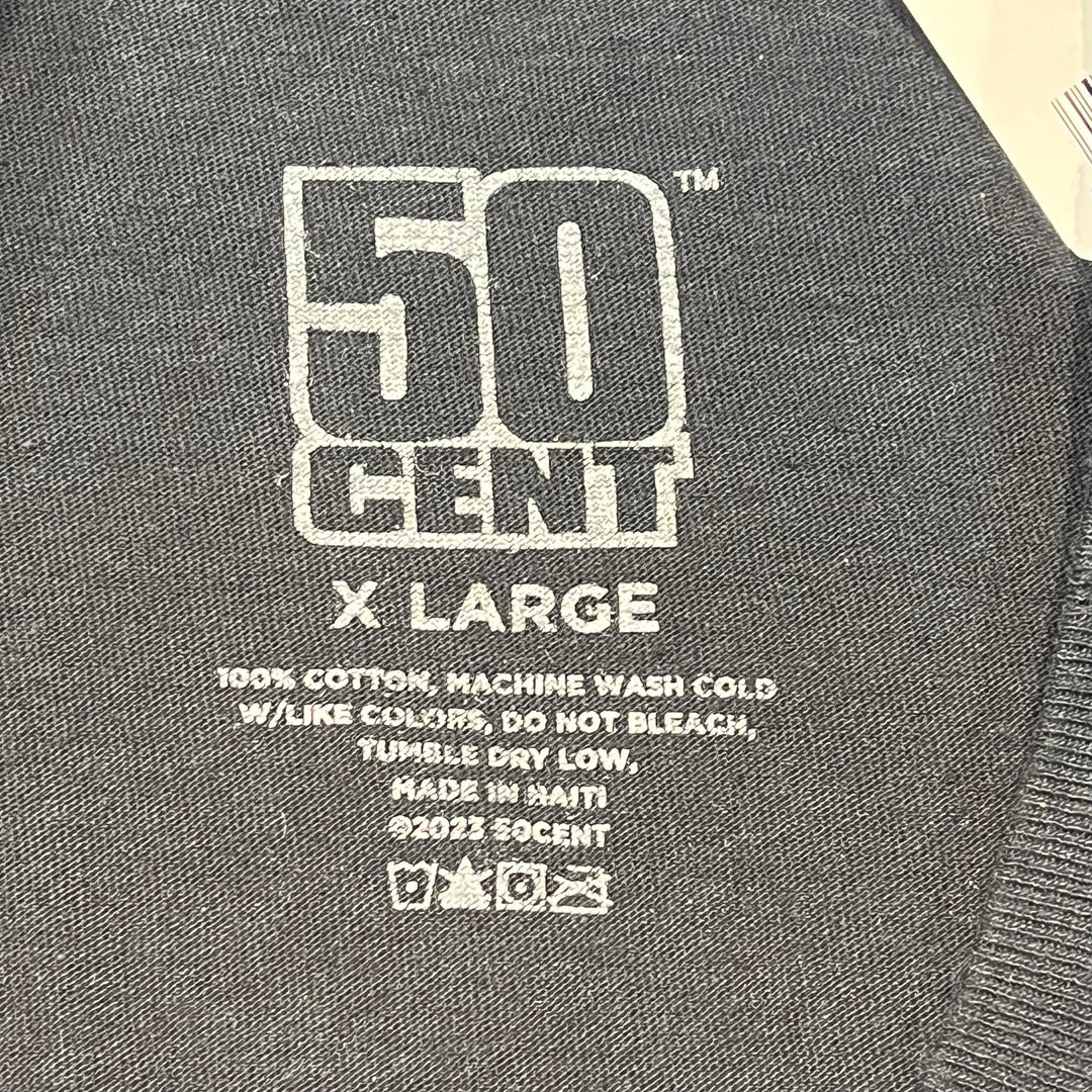 Used clothing 50CENT/Tour T-shirt/Artist T-shirt/Print T-shirt/Size XL