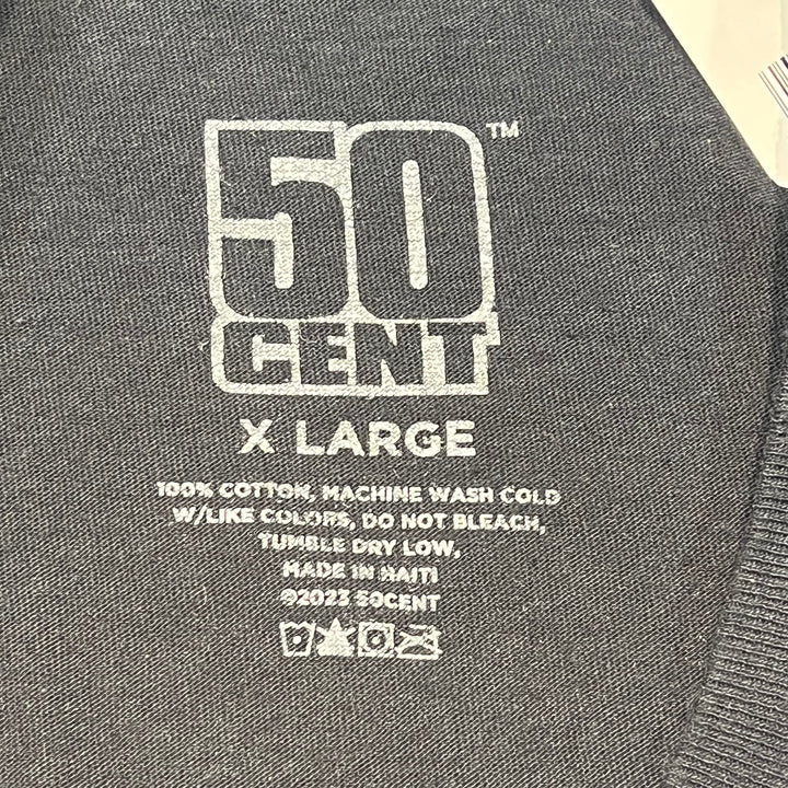 Used clothing 50CENT/Tour T-shirt/Artist T-shirt/Print T-shirt/Size XL