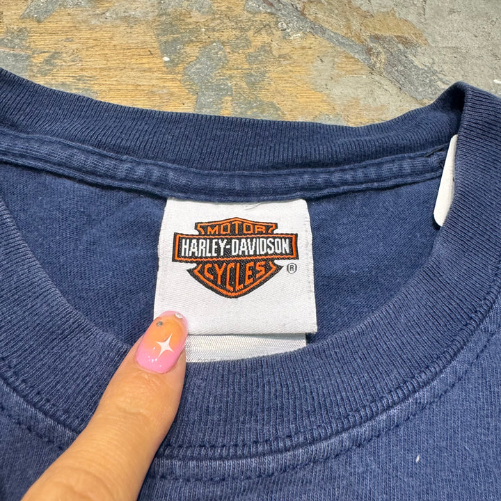 Used clothing Made in USA Harley-Davidson/Harley-Davidson/Printed T-shirt/Size L