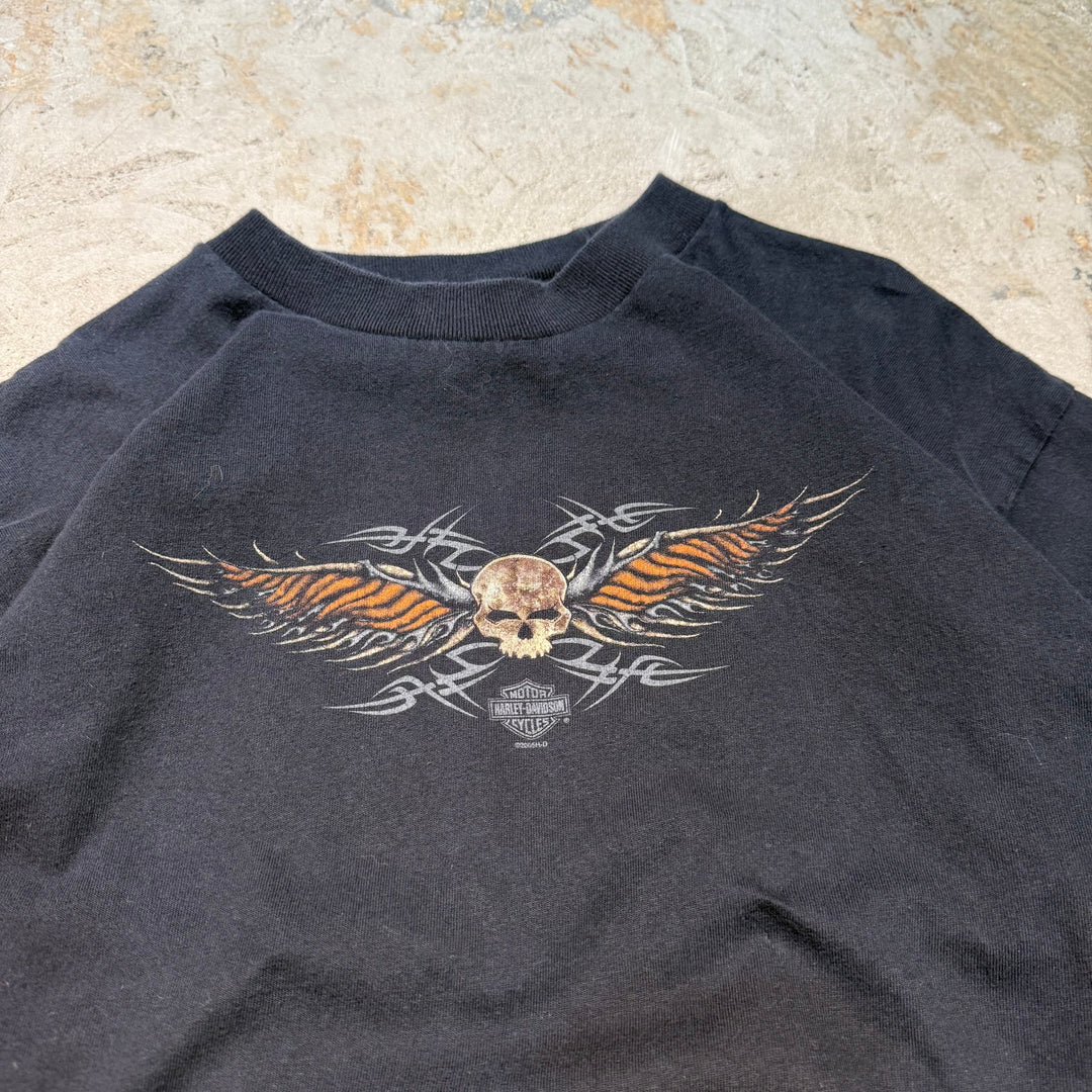 Used clothing Made in USA Harley-Davidson/Harley-Davidson/Printed T-shirt/Size L