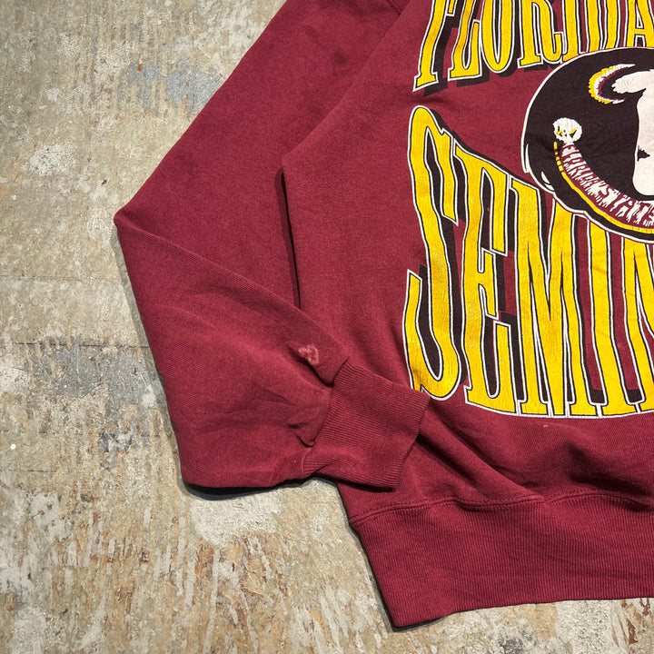 #3963古着 Hanes/ヘインズ/Crew neck sweat/クルーネックスウェット/FLORIDA STATE SEMINOLES/サイズXL