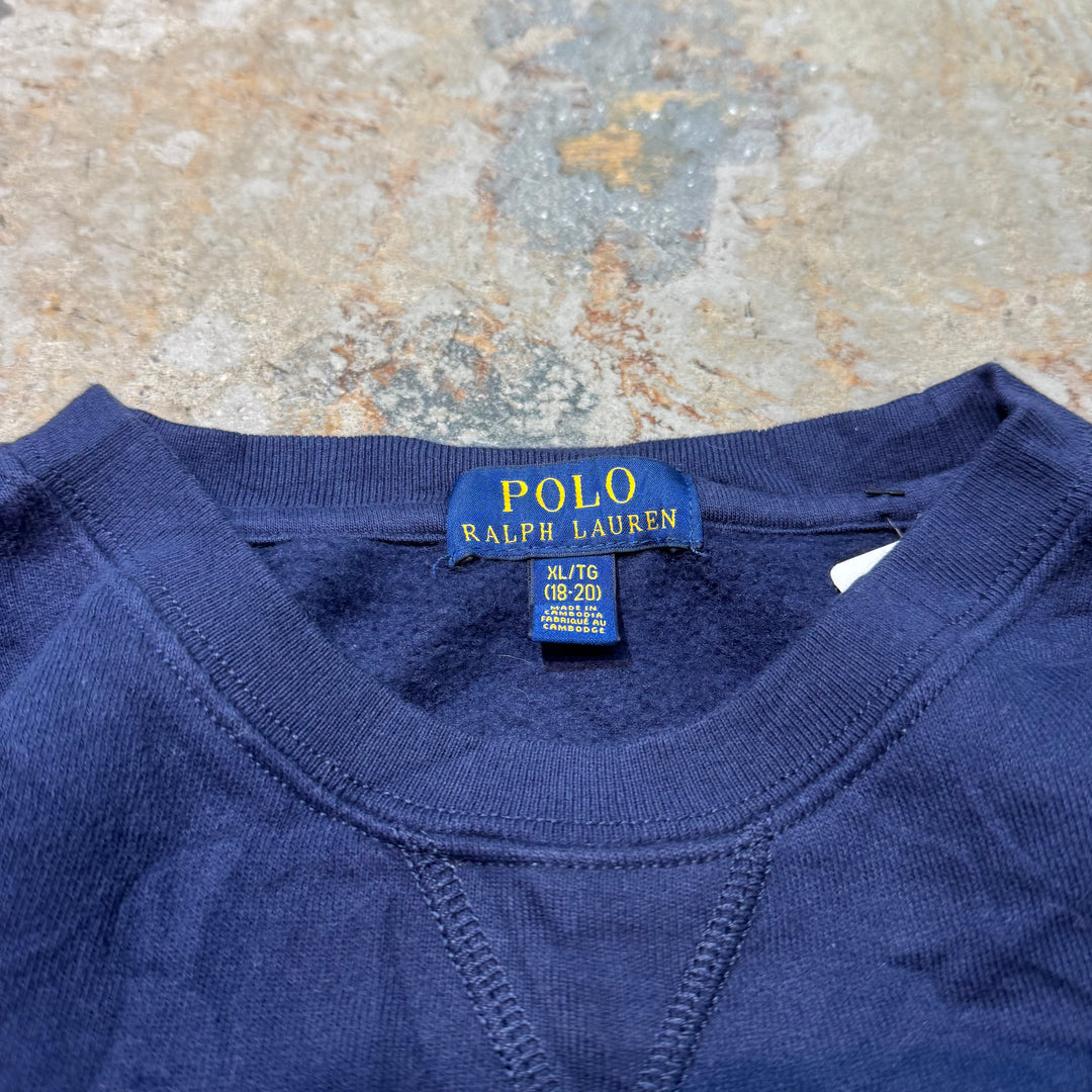 古着 POLO by Ralphlauren/ ポロバイラルフローレン/ クルーネックスウェット/ サイズXL