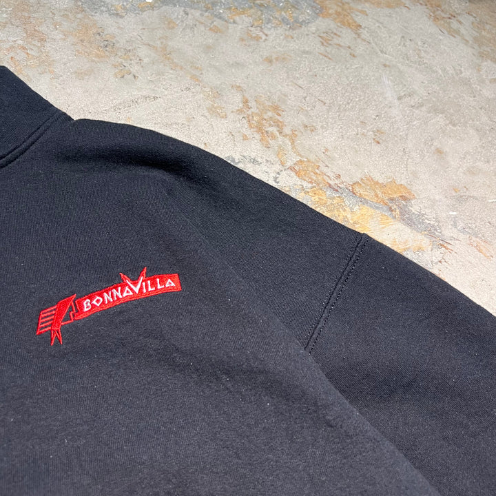 #3452 古着 JERZEES/ジャージーズ/Half zip sweat/ハーフジップスウェット/企業ロゴ/サイズ2XL