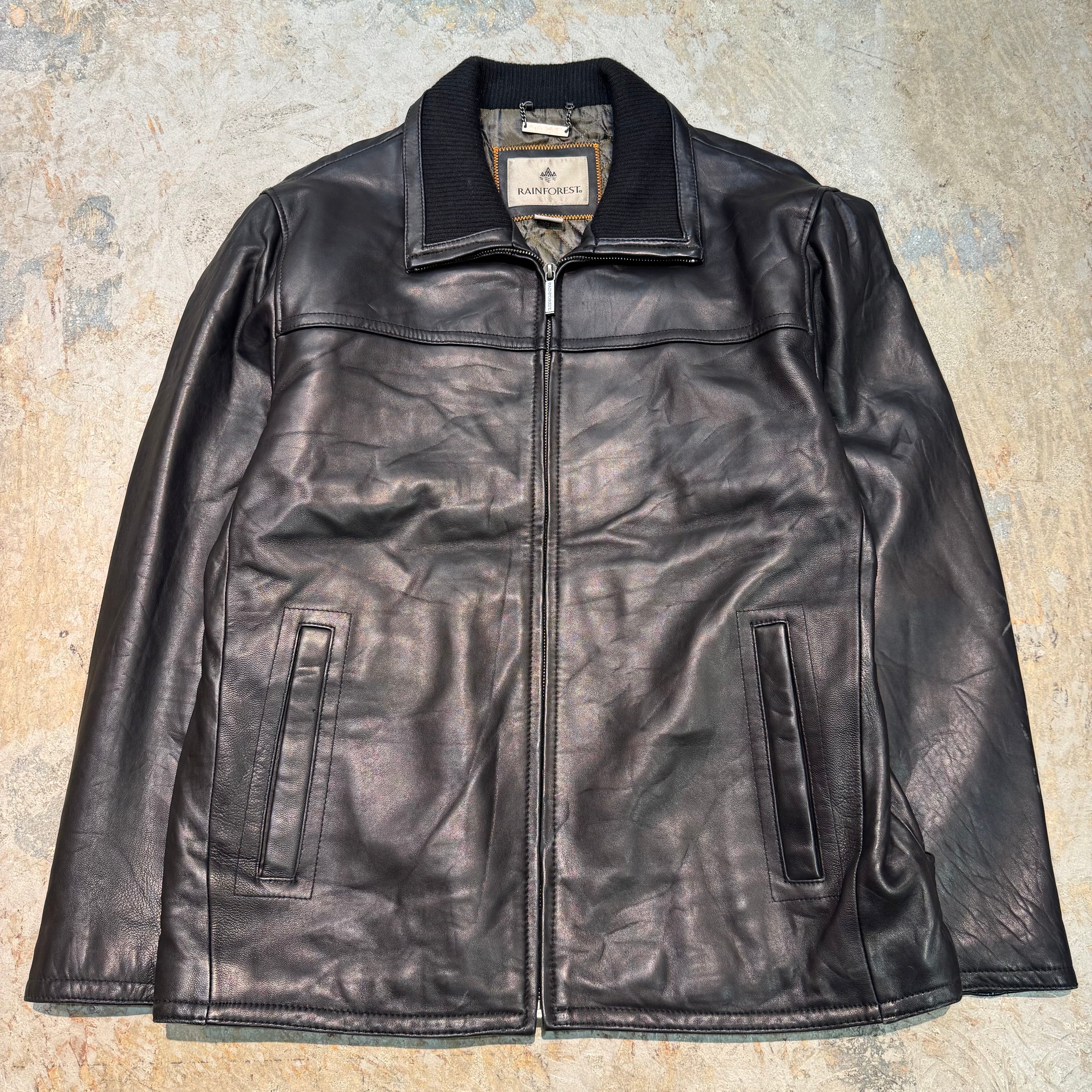 MacLean レザージャケット　本革　濃茶　L 短丈　古着. MacLean レザージャケット 本革 濃茶 L 短丈 古着. MacLean