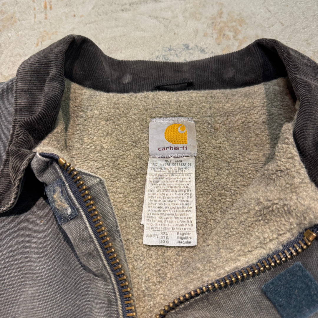 古着 carhartt/ カーハート/ トラディショナルジャケット/ 裏地ボア/ 襟コーデュロイ/ サイズ2XL