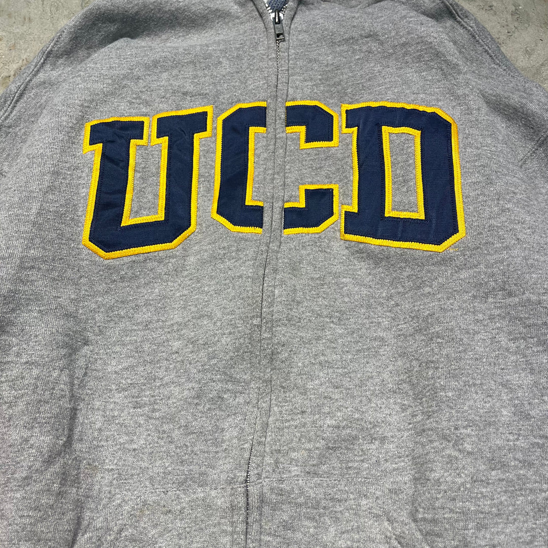 #3782 古着 RUSSELL ATHLETIC/ラッセルアスレチック /zip up Pull Orver Hoody / ジップアッププルオーバーパーカー /UCD/サイズL