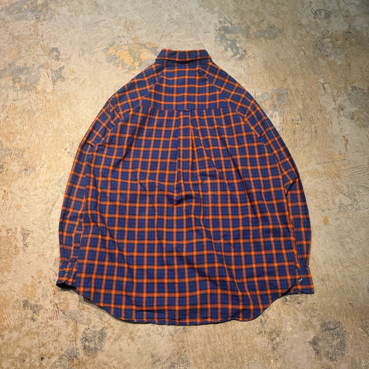 古着 CHAPS RALPH LAUREN/ チャップス ラルフ ローレン/ ボタンダウン長袖シャツ/ チェック柄/ サイズL
