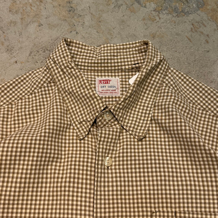 Used clothing LEVIS / Short sleeve shirt / Check pattern / Equivalent to size L