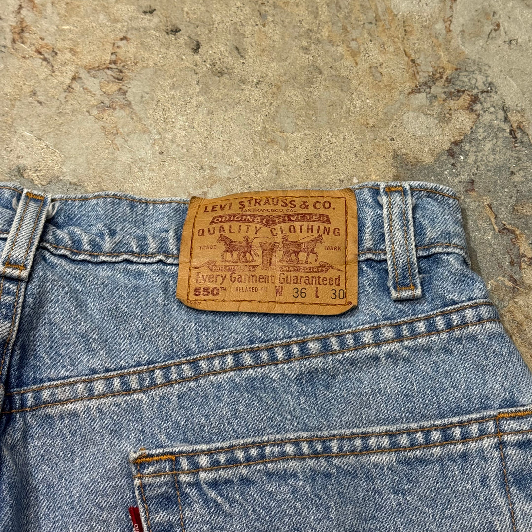 古着 98's Levi's/ リーバイス/デニムパンツ/ 550/ 実寸サイズ33×29