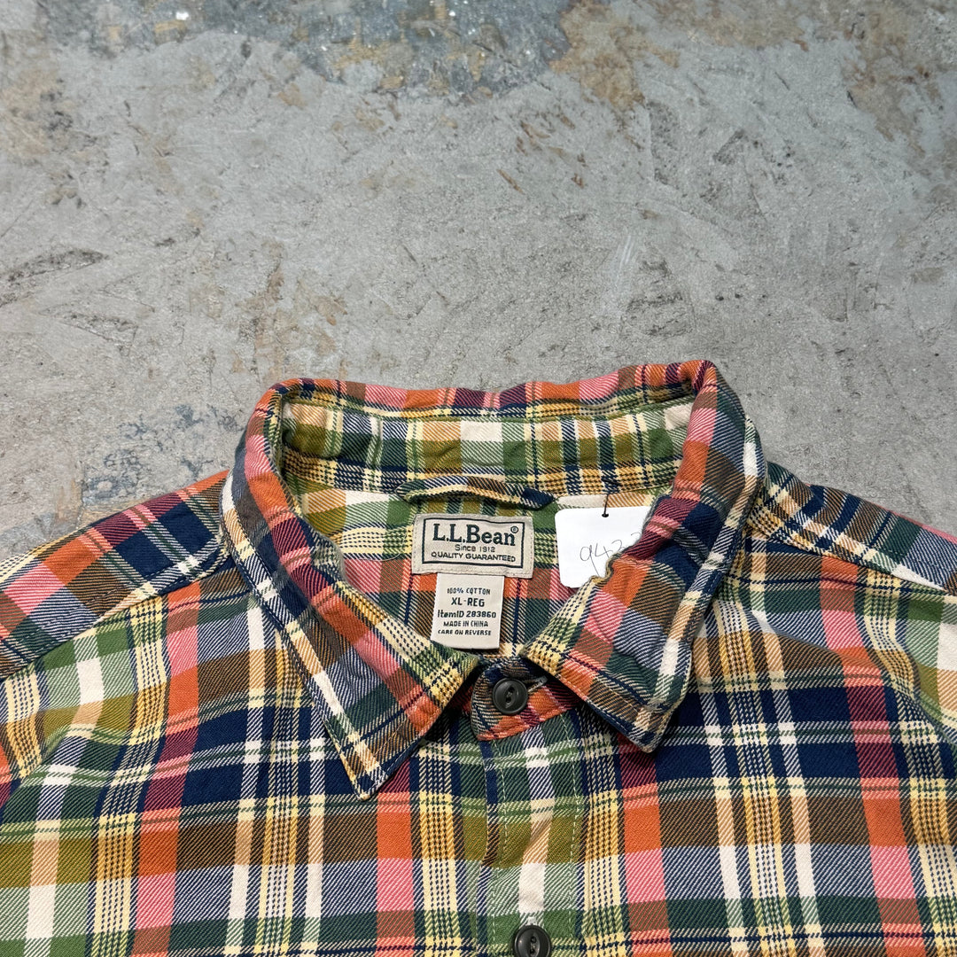 古着 L.L.Bean/ エルエルビーン/ 長袖シャツ/ チェック柄/ サイズXL