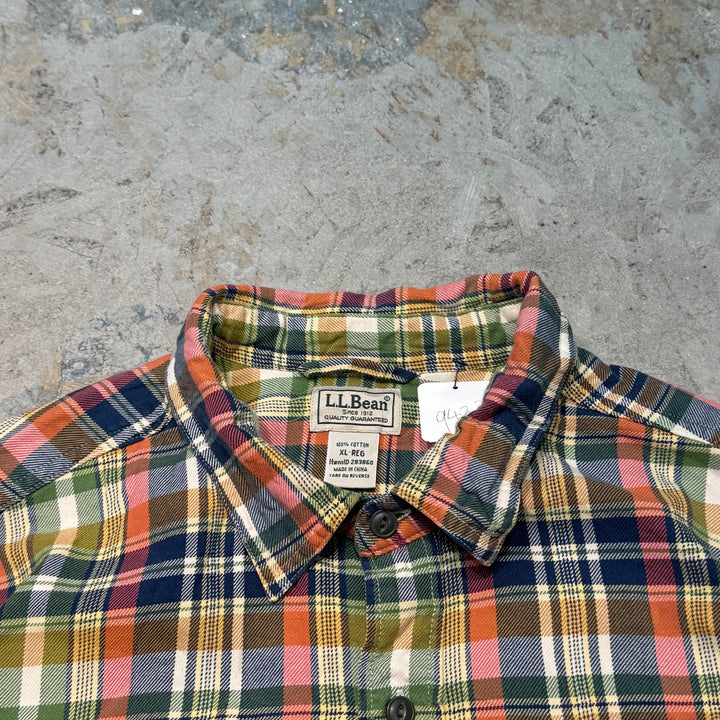 古着 L.L.Bean/ エルエルビーン/ 長袖シャツ/ チェック柄/ サイズXL