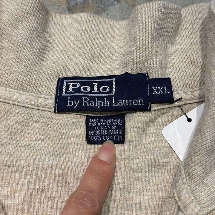 古着 90's~ POLO by Ralph Lauren/ ポロ バイ ラルフローレン/ ハーフジップニットセーター/ サイズXXL