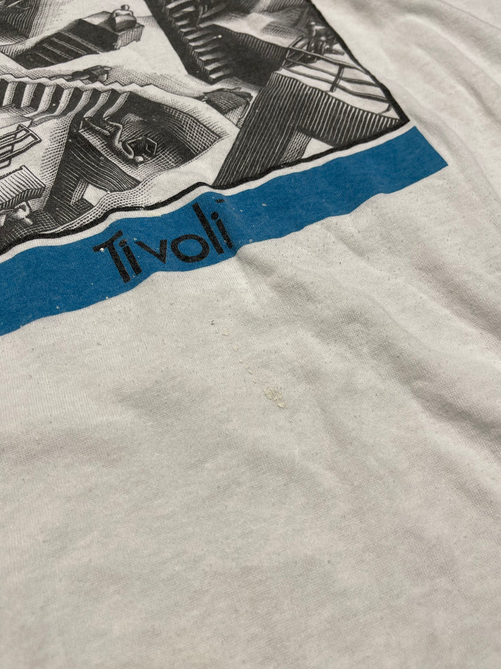 #MA169 古着 90's Tivoli/チボリ / 分散コンピューターの管理 / シングルステッチ ヴィンテージ Tシャツ / サイズL相当