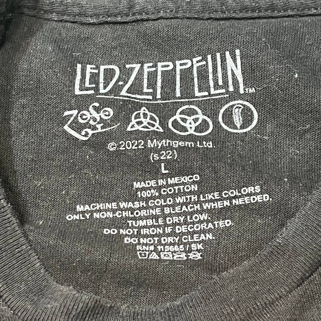 Used clothing LED ZEPPELIN/ Led Zeppelin/ Artist T-shirt/ Size L