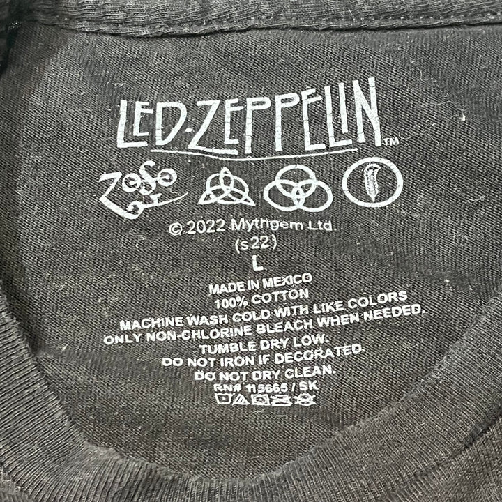Used clothing LED ZEPPELIN/ Led Zeppelin/ Artist T-shirt/ Size L