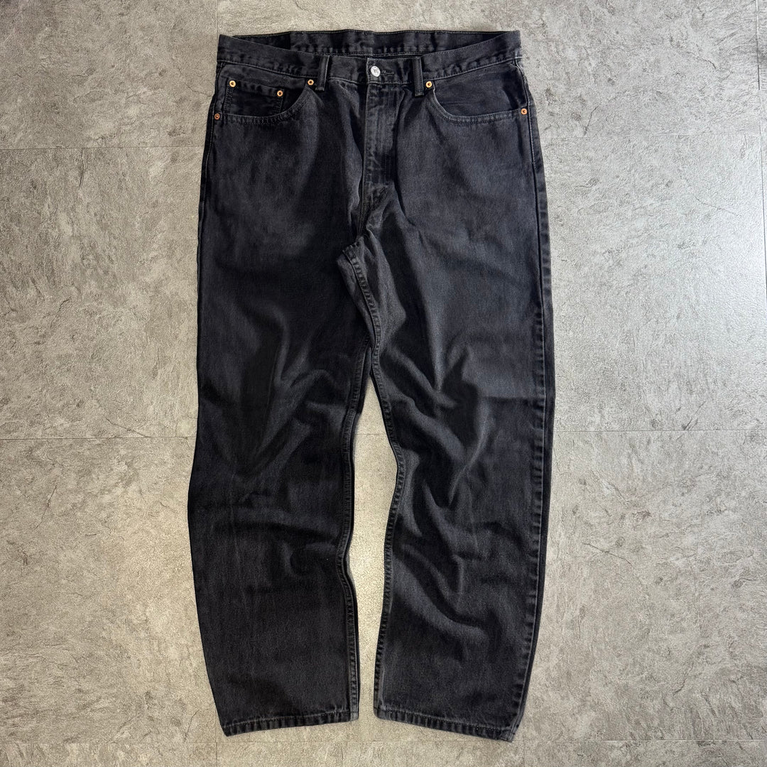 古着 Levi's/ リーバイス/ ブラックデニムパンツ/ 550/ 実寸サイズ37×31