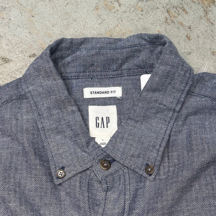 古着 GAP/ ギャップ/  ボタンダウン長袖シャツ/ サイズL