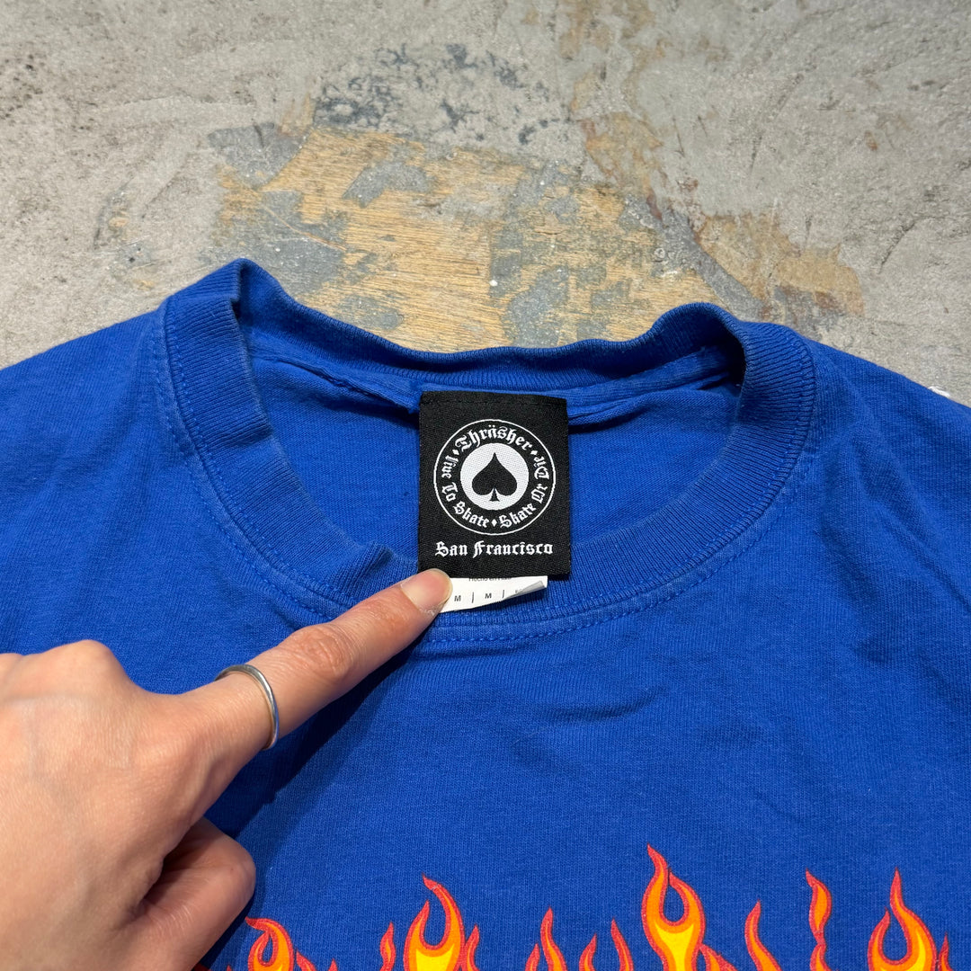 古着 THRASHER/ スラッシャー/ プリントTシャツ/サイズM