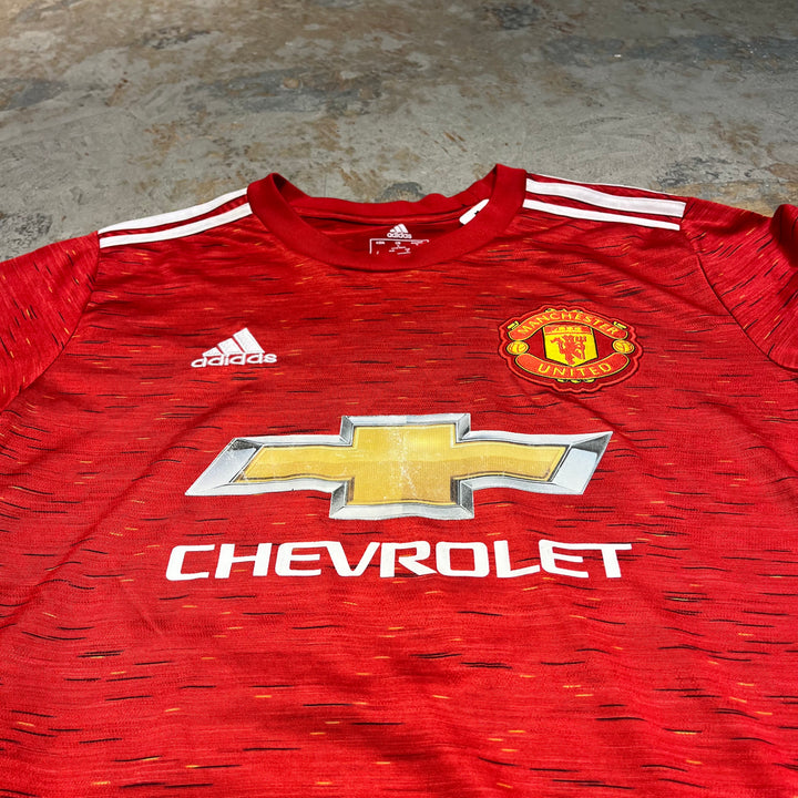 #4235/MANCHESTER UNITED/マンチェスター ユナイテッド/adidas/アディダス/Football／フットボール Tee/オールド・トラッフォード/サイズS