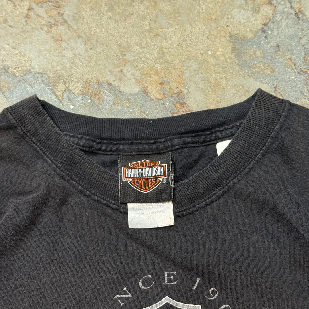 Used clothing Made in USA Harley-Davidson/Harley-Davidson/Printed T-shirt/Size XL