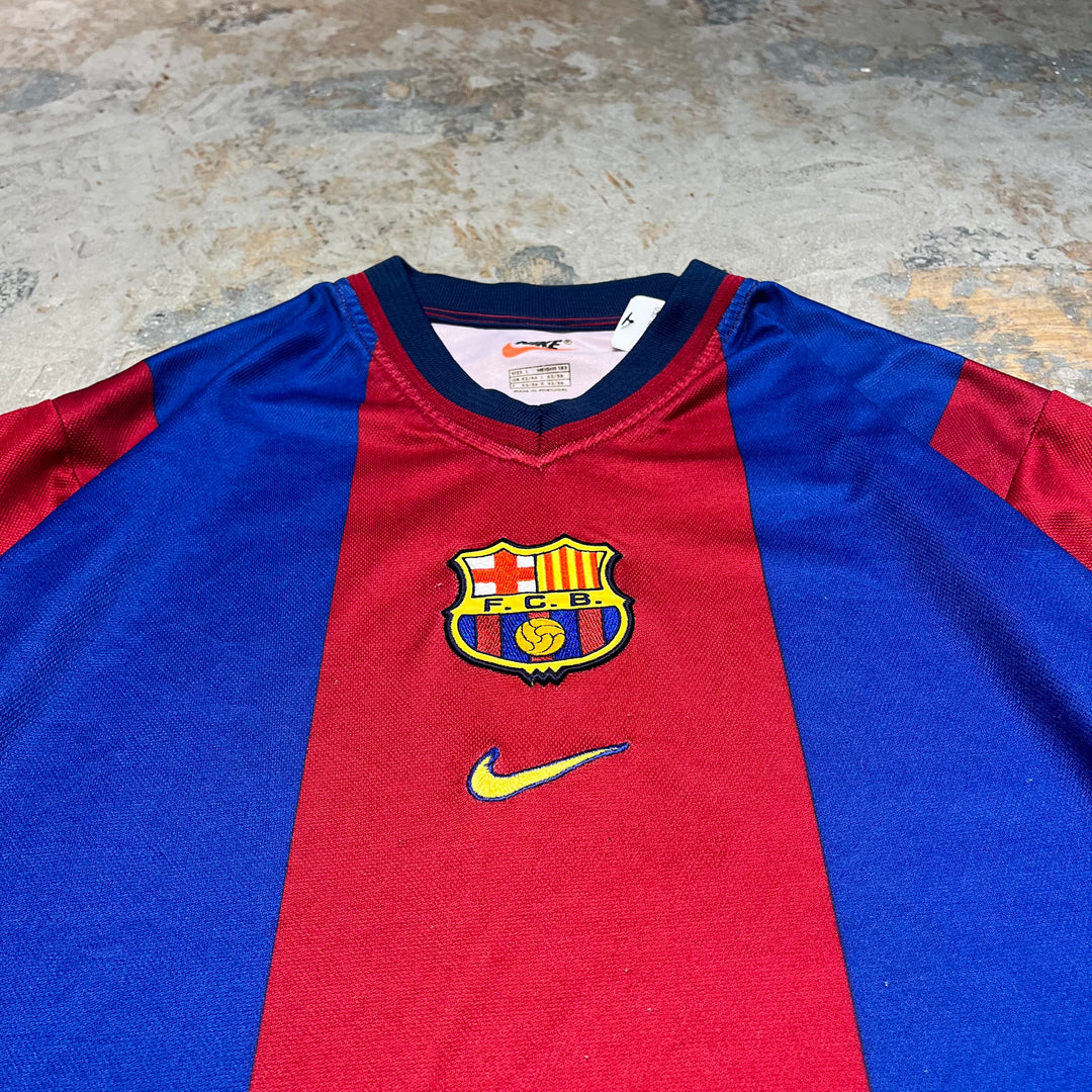 #4444 古着 FCB/FCバルセロナ/NIKE/ナイキ/Football／フットボール/バルセロナ/サイズL