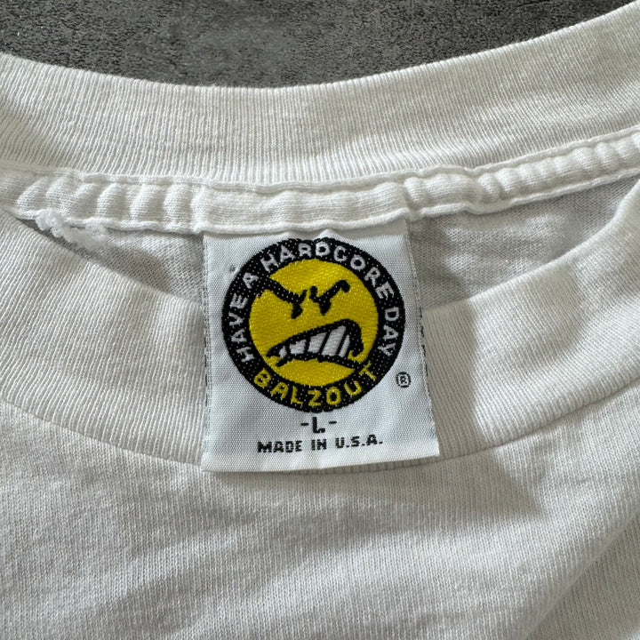 古着 USA製 80's~90's USAVINTAGE BAR HOP PER プリントTシャツ サイズL