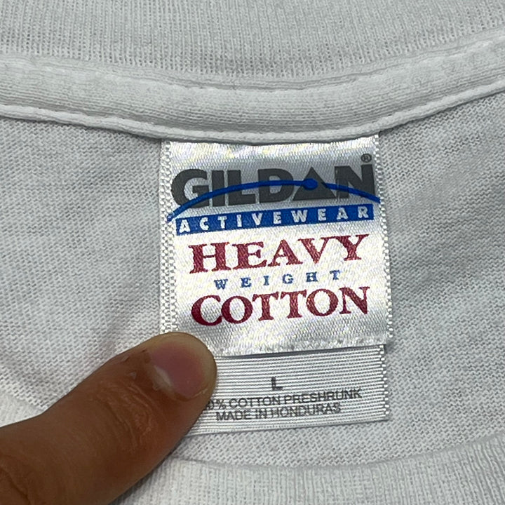 Used clothing 96.9 The Eagle/Ninety Six Points Nine the Eagle/GILDAN/Gildan/Short-sleeved T-shirt/Size L