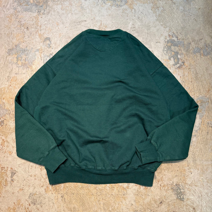 古着 90's~00's NIKE/ ナイキ/ クルーネックスウェット/ ワンポイント刺繍/ サイズXL