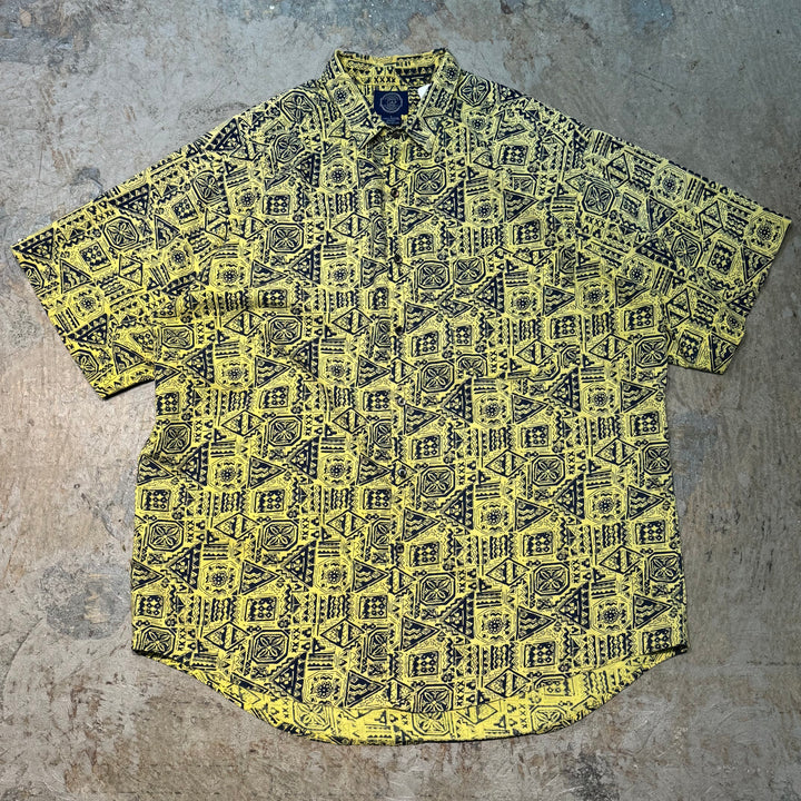 古着 90's~00's GAP/ ギャップ/ 半袖シャツ/ 総柄/ サイズXL