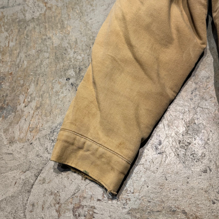 중고 의류 Carhartt/ 트래커 재킷/ 오리 패브릭/ 담요 늘어선/ Corduroy Collar/ Size S에 해당합니다.