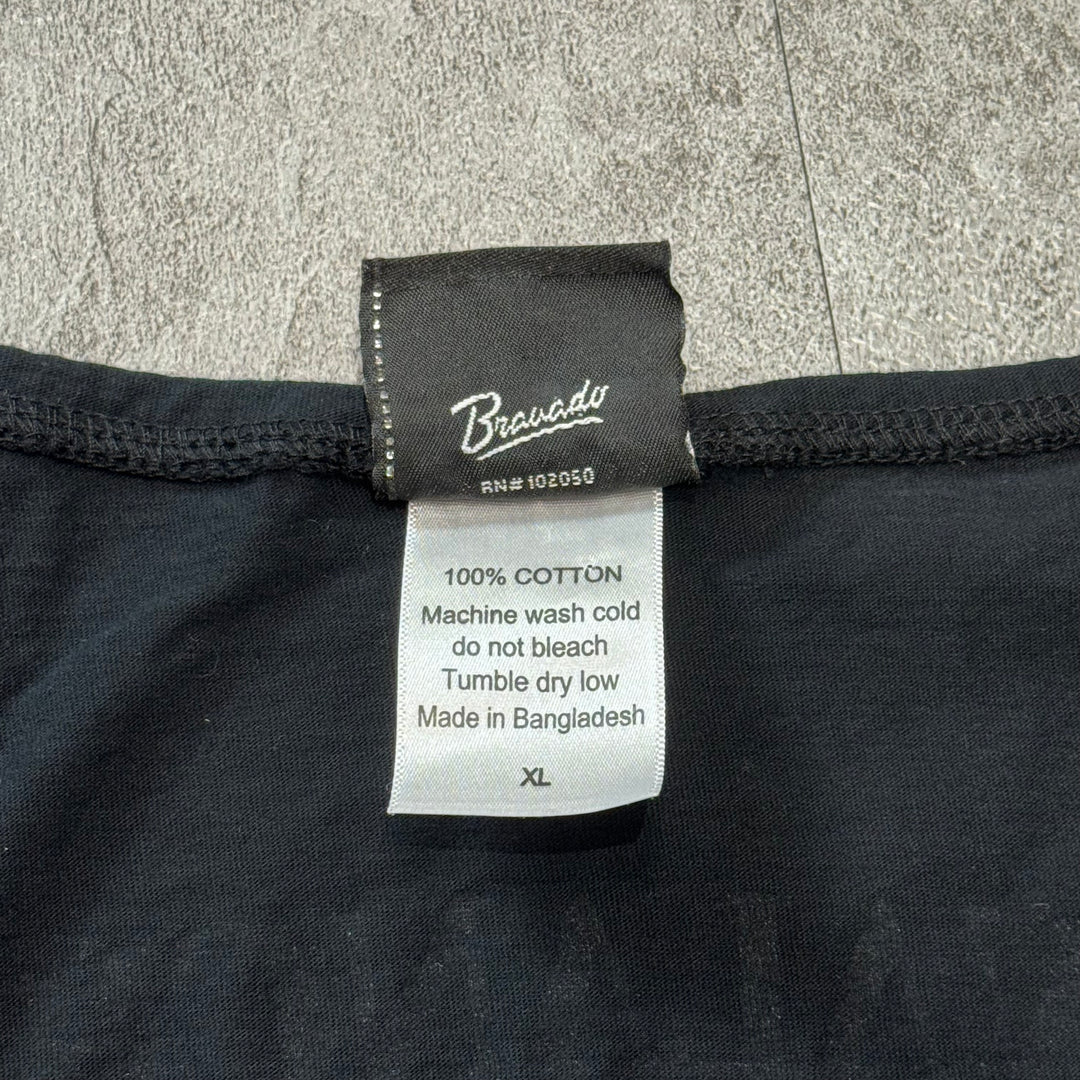 古着 Harley-Davidson ハーレーダビッドソン プリントTシャツ レディース Y2K Vネック サイズXL