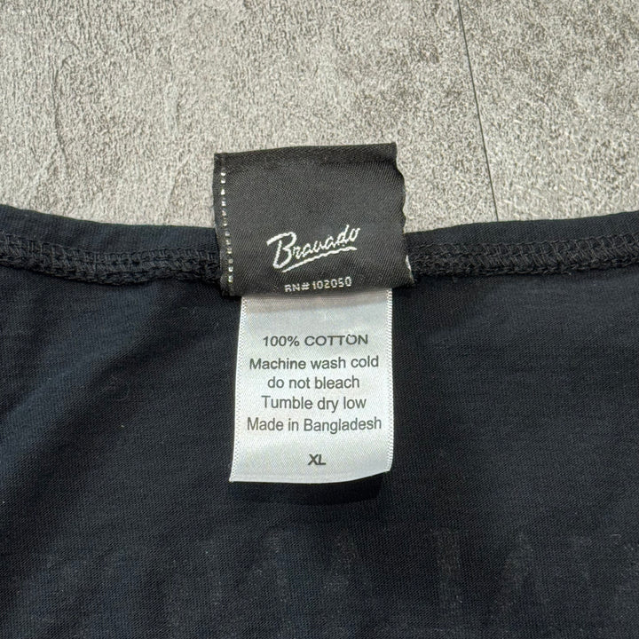 古着 Harley-Davidson ハーレーダビッドソン プリントTシャツ レディース Y2K Vネック サイズXL